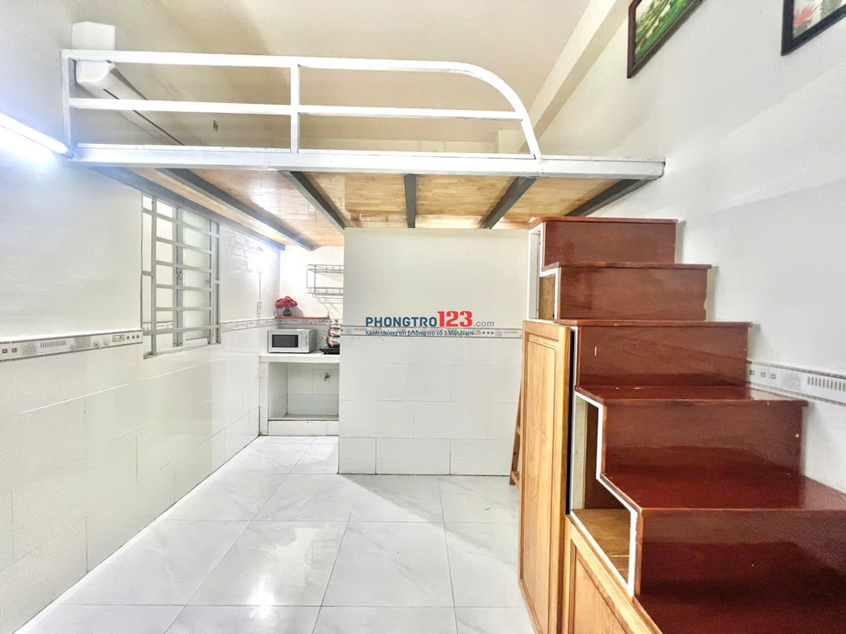 GÁC LỬNG TIỆN NGHI, NỘI THẤT CƠ BẢN, GIỜ TỰ DO ĐƯỜNG GÒ DẦU TÂN PHÚ