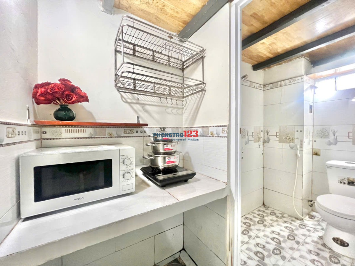 GÁC LỬNG TIỆN NGHI, NỘI THẤT CƠ BẢN, GIỜ TỰ DO ĐƯỜNG GÒ DẦU TÂN PHÚ