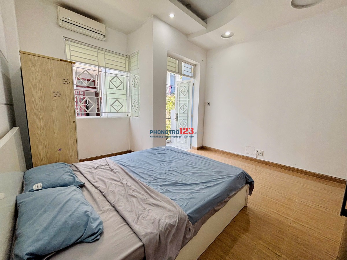 TRỌ BÌNH THẠNH GẦN CHỢ BÀ CHIỂU, ĐH VĂN LANG 34m2 BAN CÔNG THOÁNG NƠ TRANG LONG BÌNH THẠNH