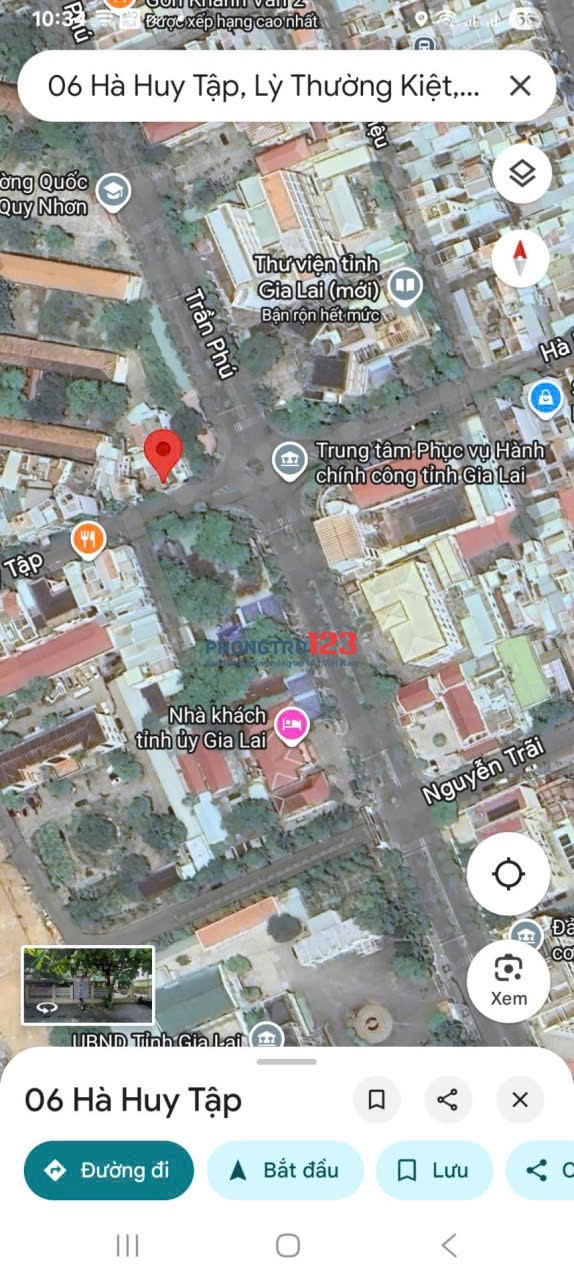 Chính chủ cho thuê nguyên tầng 3, 40m2, gồm 2 phòng ngủ tại 06/1D Hà Huy Tập, Quy Nhơn