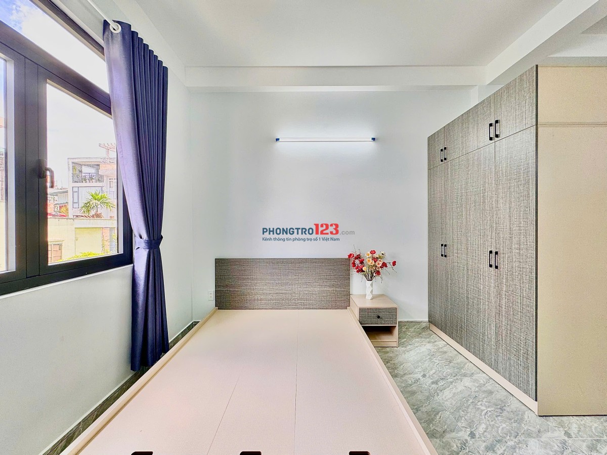 Cho Thuê Studio 28m2 Ban Công Máy Giặt Riêng Ngay Khu ETown, Tân Bình