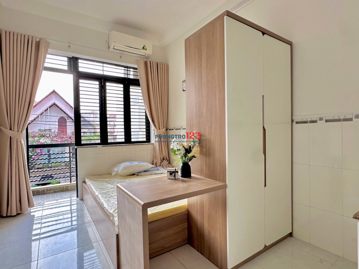 Cho Thuê Phòng Mới 100% gần Phan Đăng Lưu, Phú Nhuận, Bancong, Full nội thất giá chỉ từ 5Tr