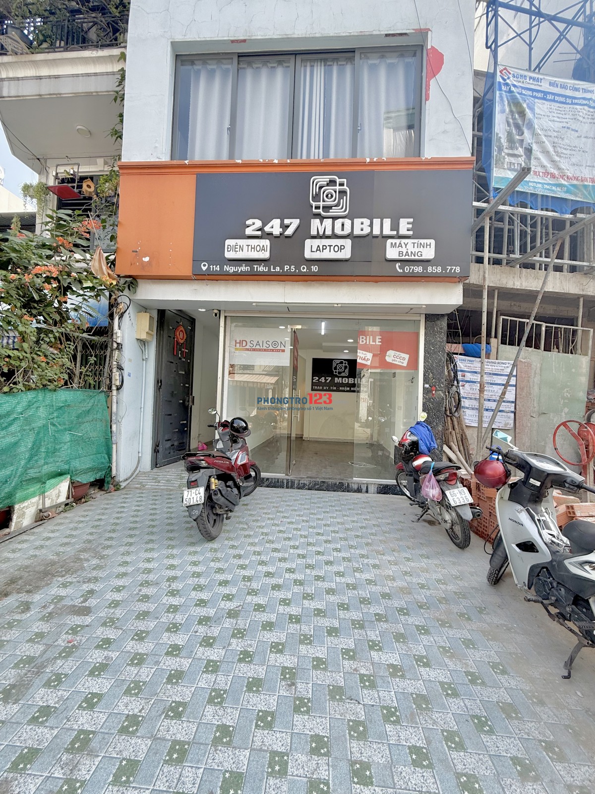 CHO THUÊ MẶT BẰNG KINH DOANH - MẶT TIỀN ĐƯỜNG NGUYỄN TIỂU LA