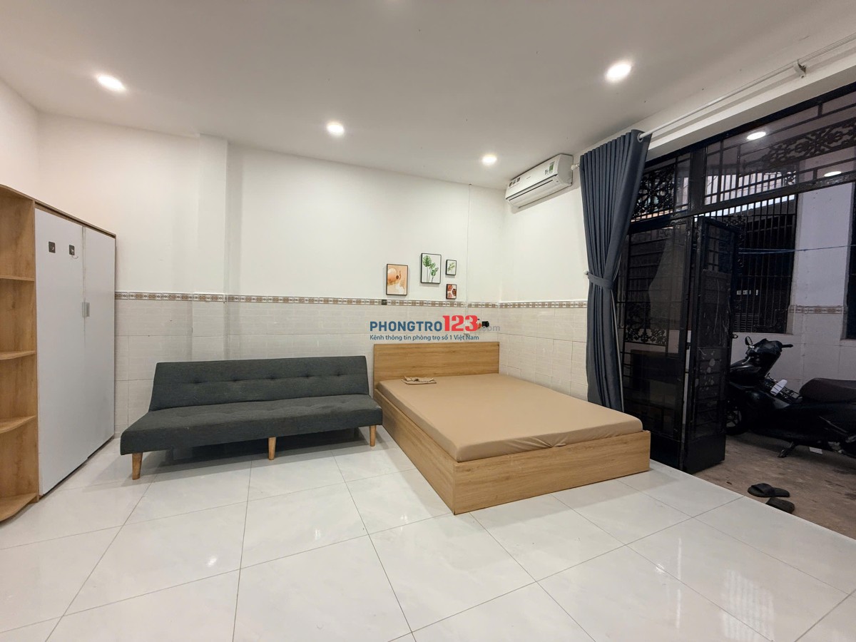 Trọ Bình Thạnh gần chợ Bà Chiểu, Quận 3, Quận 1 studio 35m2 full nội thất Lê văn Duyệt Bình Thạnh
