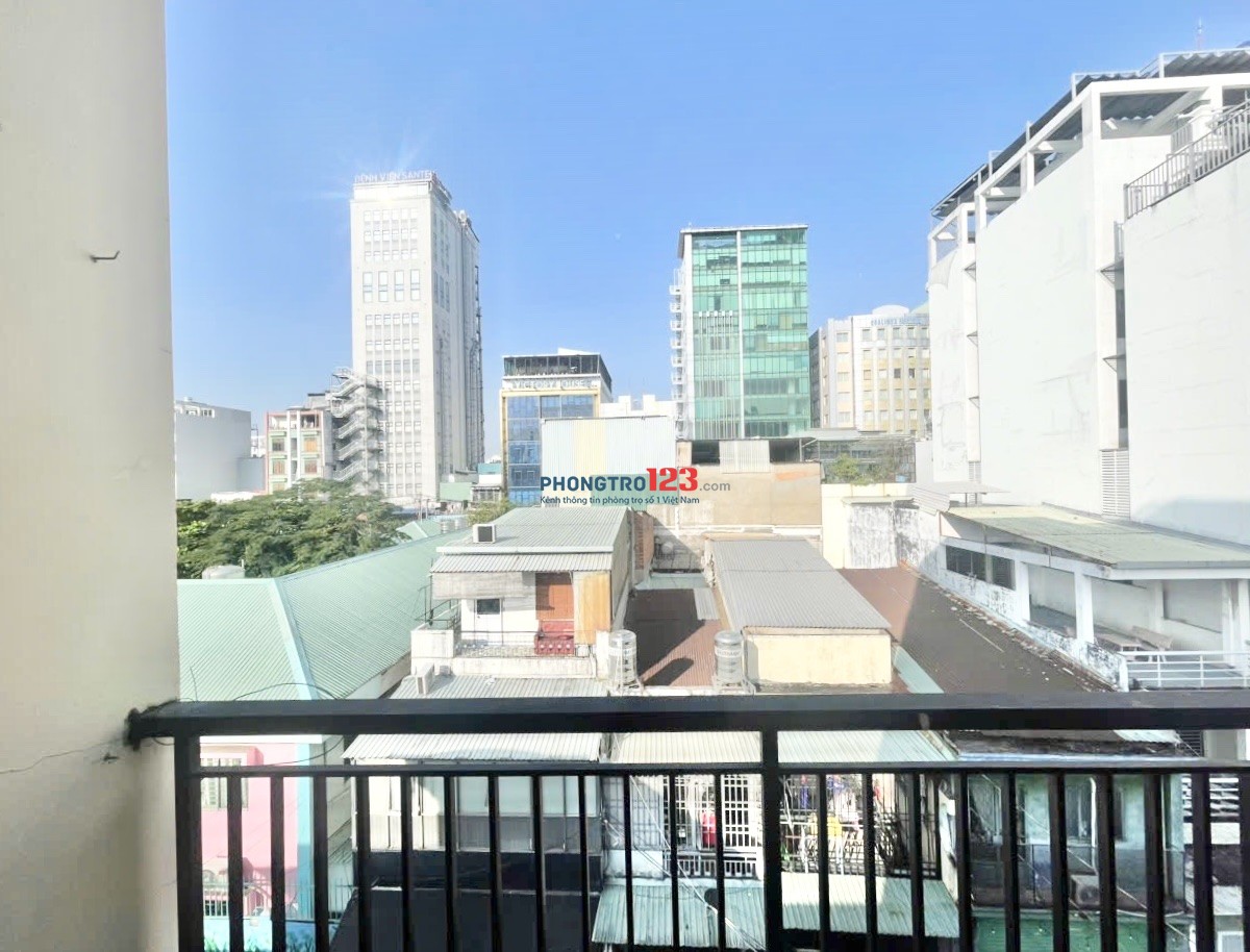 TRỌ BÌNH THẠNH GẦN NGÃ TƯ HÀNG XANH, QUẬN 3,QUẬN 1 STUDIO 35m2 BAN CÔNG LỚN ĐINH BỘ LĨNH BÌNH THẠNH