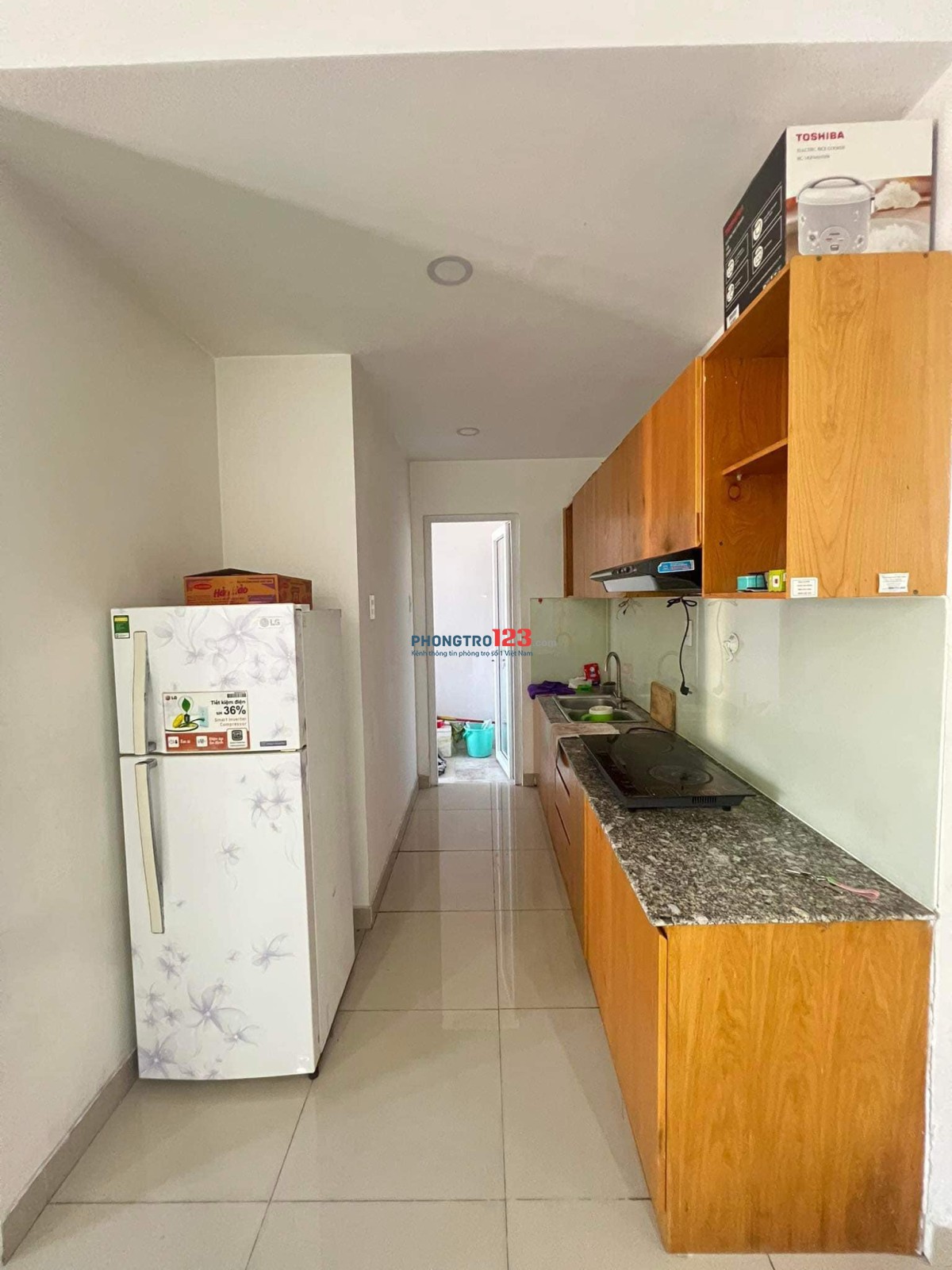 Chung cư Bàu Cát căn 3p ngủ,2wc,giá 7,5tr/th