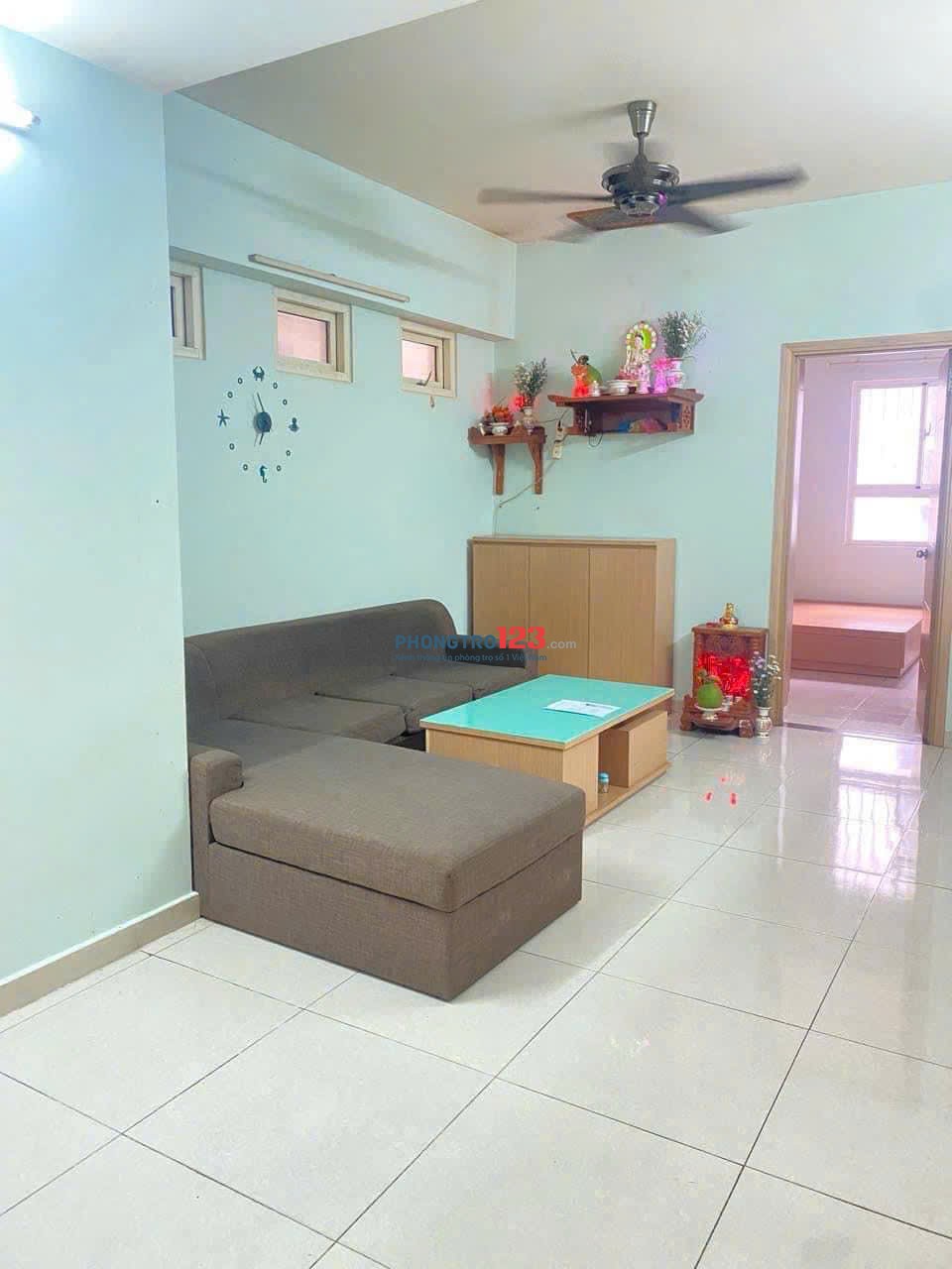 Chung cư Bàu Cát 2, Hồng Lạc, TB: 80m2, 3p ngủ, giá 7,5triệu