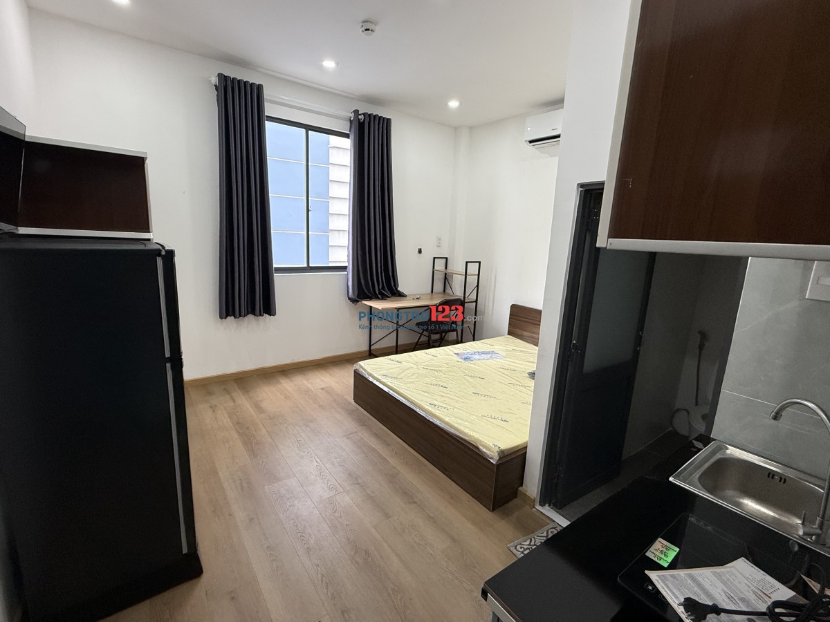 Phòng full nội thất , mới xây 100% , ưu đãi tháng đầu tiên