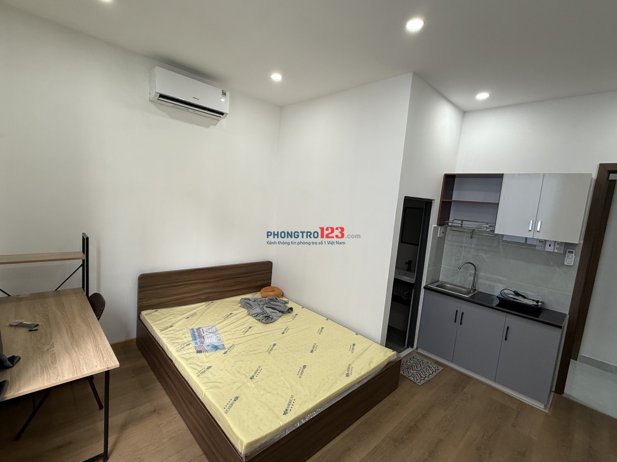 Phòng full nội thất , mới xây 100% , ưu đãi tháng đầu tiên