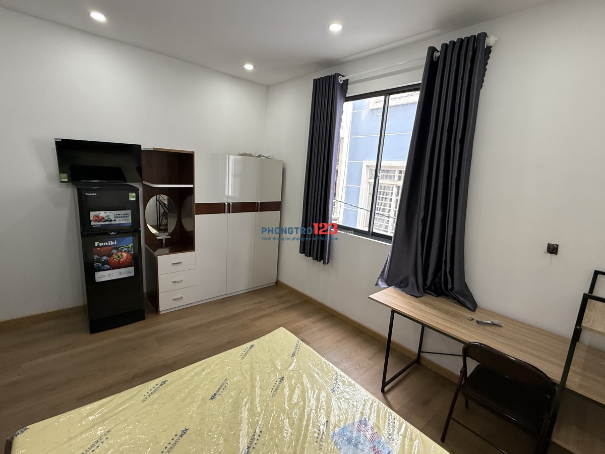 Phòng full nội thất , mới xây 100% , ưu đãi tháng đầu tiên