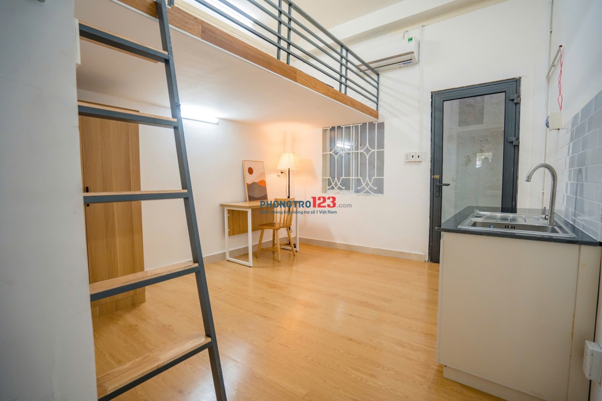 CHO THUÊ PHÒNG QUẬN 1 RỘNG STUDIO DUPLEX – CỬA SỔ THOÁNG – MÁY GIẶT RIÊNG