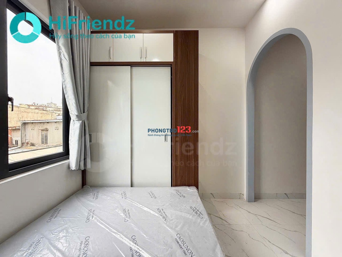 TRỌ BÌNH THẠNH GẦN CHỢ BÀ CHIỂU, ĐH VĂN LANG 1 PHÒNG NGỦ 34m2 CỦA SỔ LỚN NƠ TRANG LONG BÌNH THẠNH