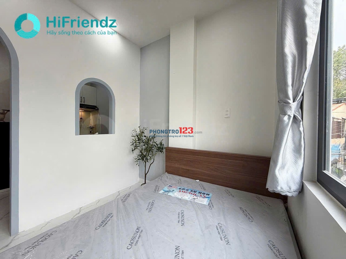 TRỌ BÌNH THẠNH GẦN CHỢ BÀ CHIỂU, ĐH VĂN LANG 1 PHÒNG NGỦ 34m2 CỦA SỔ LỚN NƠ TRANG LONG BÌNH THẠNH