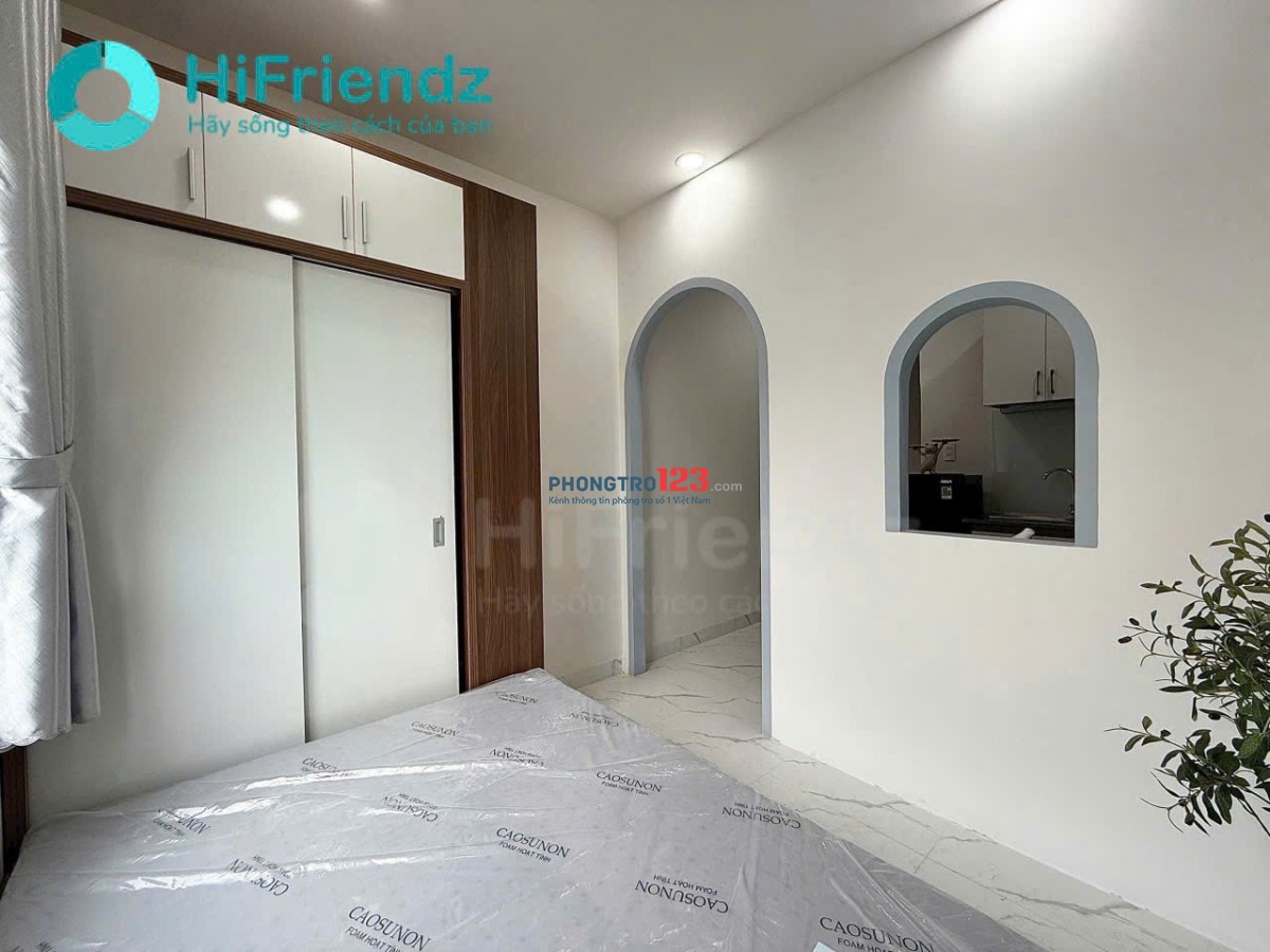 TRỌ BÌNH THẠNH GẦN CHỢ BÀ CHIỂU, ĐH VĂN LANG 1 PHÒNG NGỦ 34m2 CỦA SỔ LỚN NƠ TRANG LONG BÌNH THẠNH