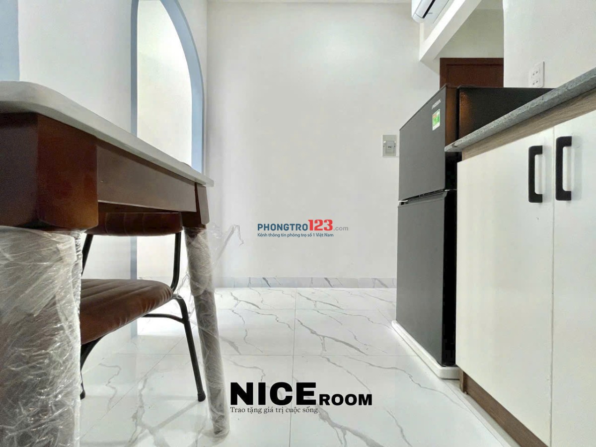 TRỌ BÌNH THẠNH GẦN CHỢ BÀ CHIỂU, ĐH VĂN LANG 1 PHÒNG NGỦ 34m2 CỦA SỔ LỚN NƠ TRANG LONG BÌNH THẠNH