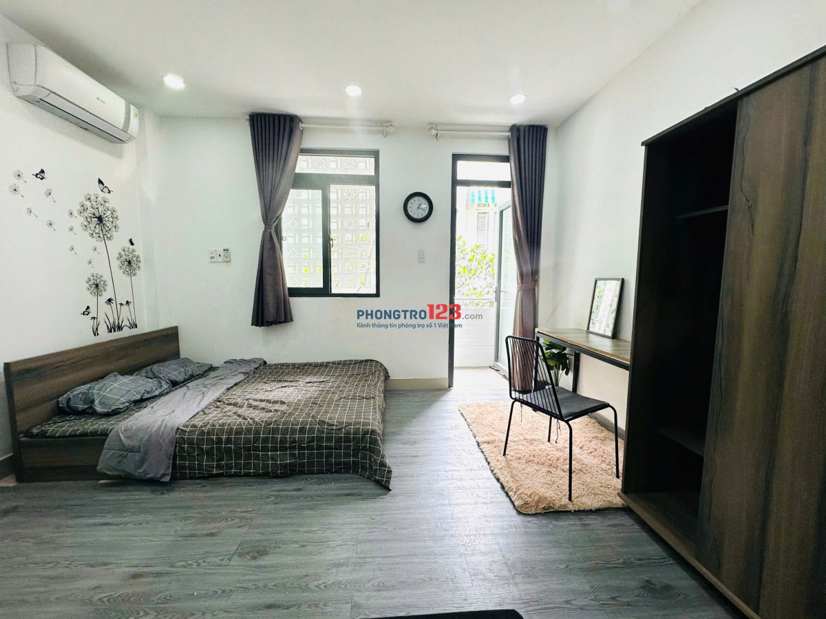 TRỌ PHÚ NHUẬN GẦN QUẬN 3, QUẬN 1 STUDIO 35m2 BAN CÔNG THOÁNG SÁNG NGUYỄN TRỌNG TUYỂN PHÚ NHUẬN