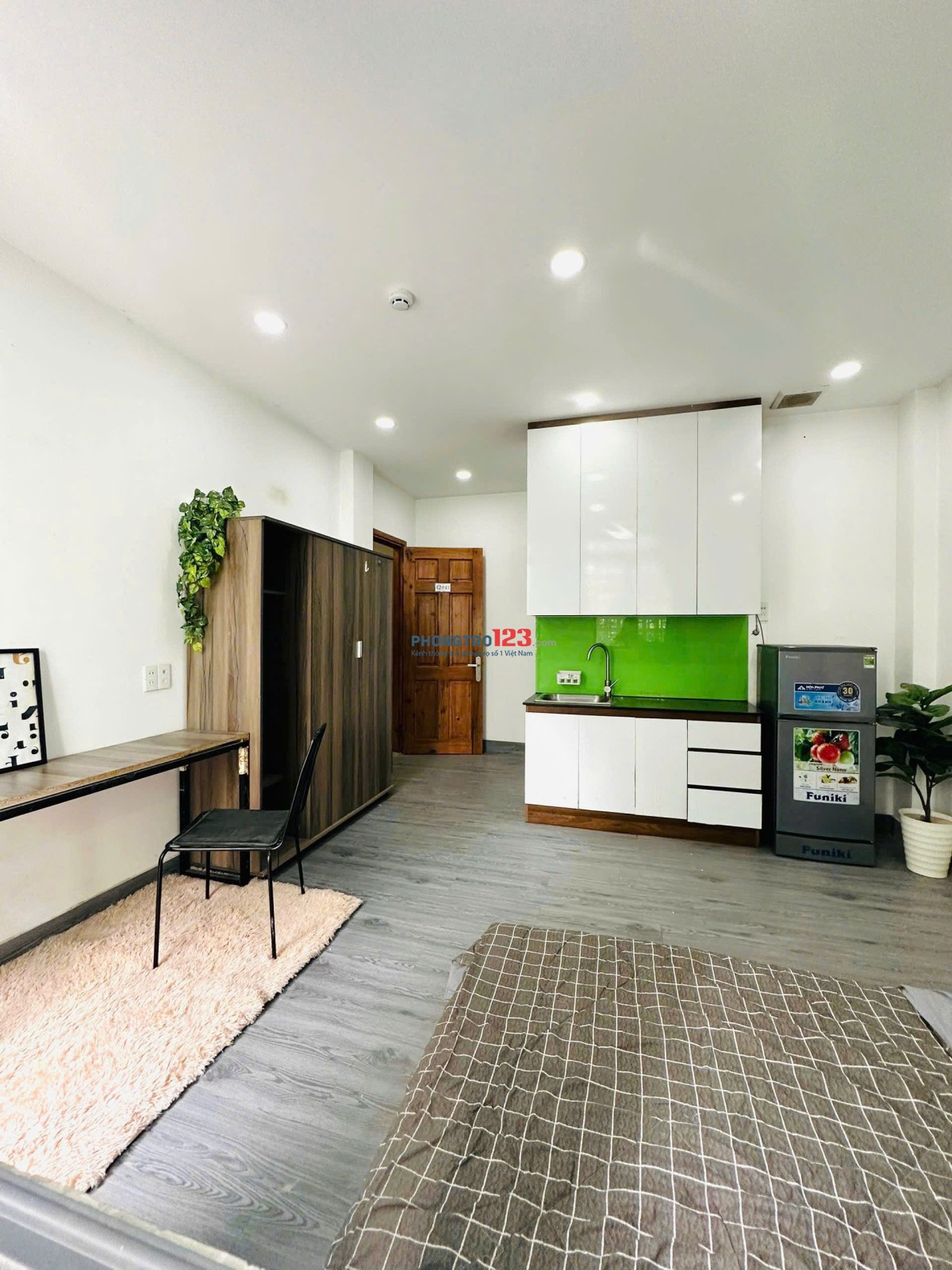 TRỌ PHÚ NHUẬN GẦN QUẬN 3, QUẬN 1 STUDIO 35m2 BAN CÔNG THOÁNG SÁNG NGUYỄN TRỌNG TUYỂN PHÚ NHUẬN