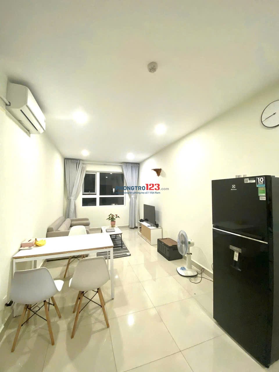 Chung cư Ruby, Nguyễn Sỹ Sách, TB có 1p ngủ, 2wc, full NT, 7,5triệu