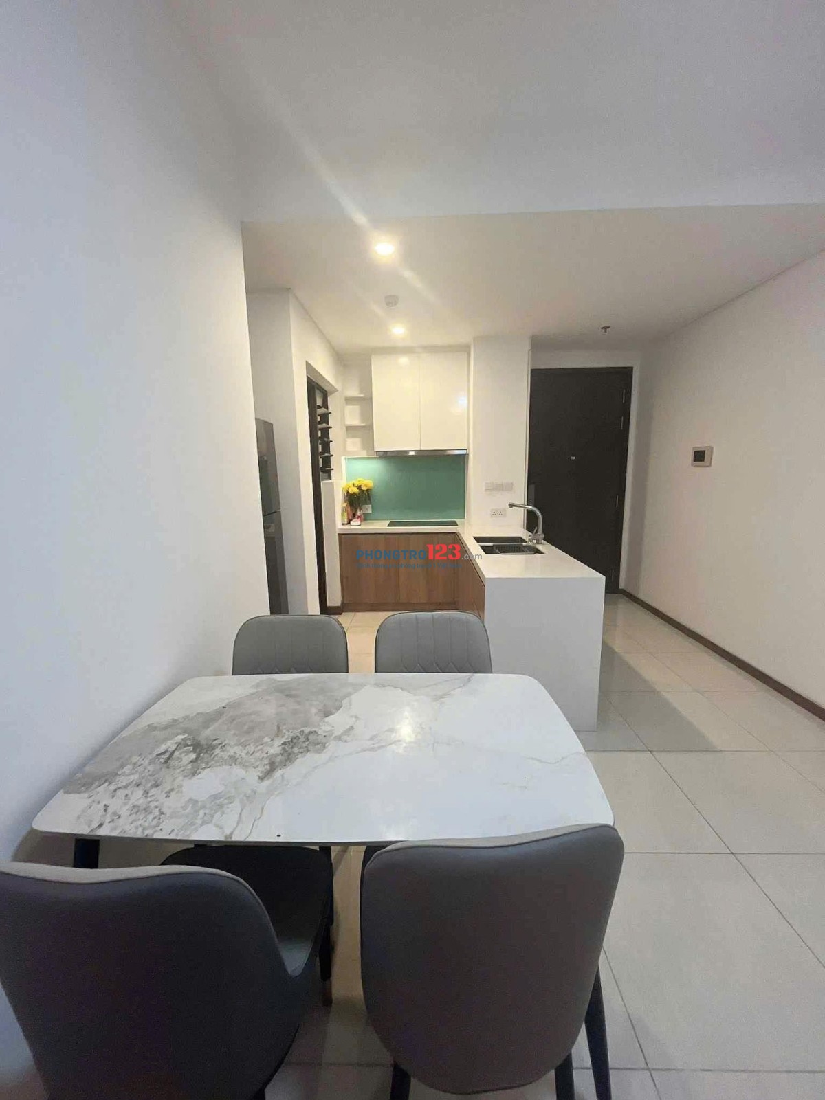 Chung cư Ruby-Nguyễn sỹ Sach, Tân Bình, 1p ngủ 55m2 giá 8tr.