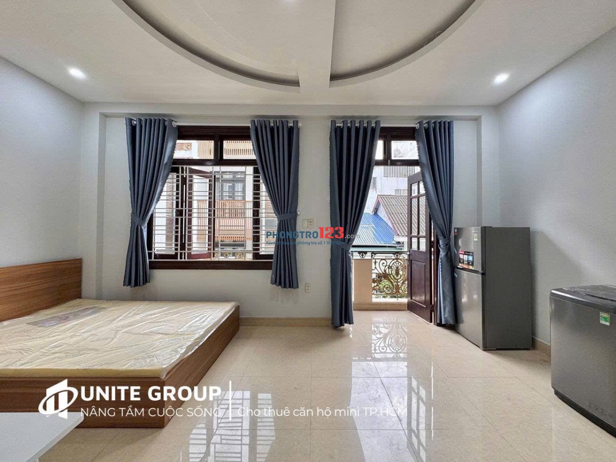 Thuê Phòng Trọ Ban Công Full Nội Thất 45m2 Thích Quảng Đức Phú Nhuận Gần Phan Xích Long Quận 1