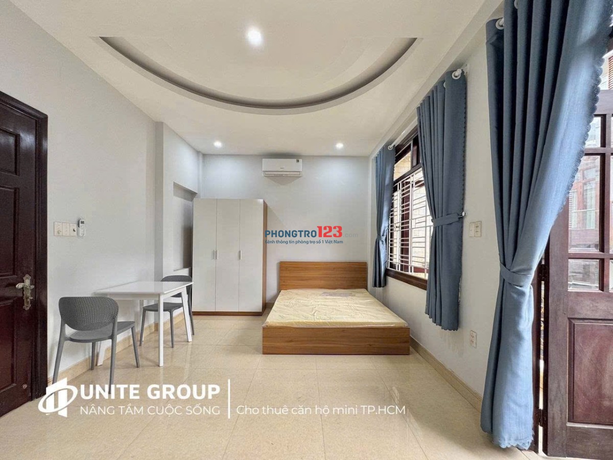 Thuê Phòng Trọ Ban Công Full Nội Thất 45m2 Thích Quảng Đức Phú Nhuận Gần Phan Xích Long Quận 1