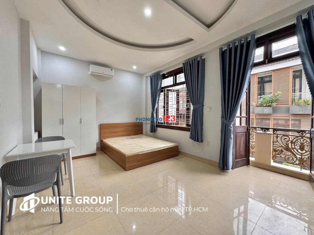 Thuê Phòng Trọ Ban Công Full Nội Thất 45m2 Thích Quảng Đức Phú Nhuận Gần Phan Xích Long Quận 1