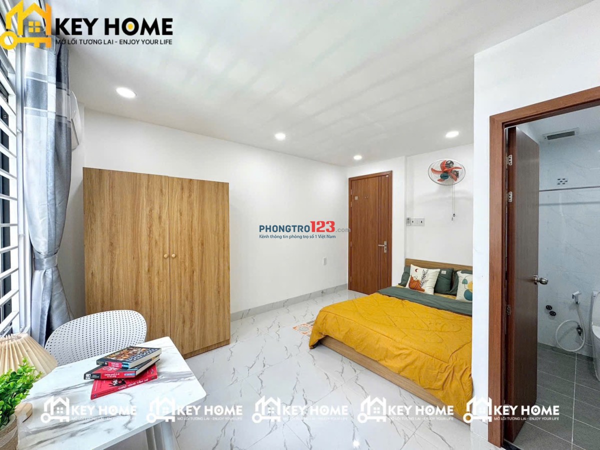 CHO THUÊ PHÒNG STUDIO MỚI – CHỈ CẦN XÁCH VALI VÀO Ở( cuối hẻm 535 thống nhất có, hxh 6m