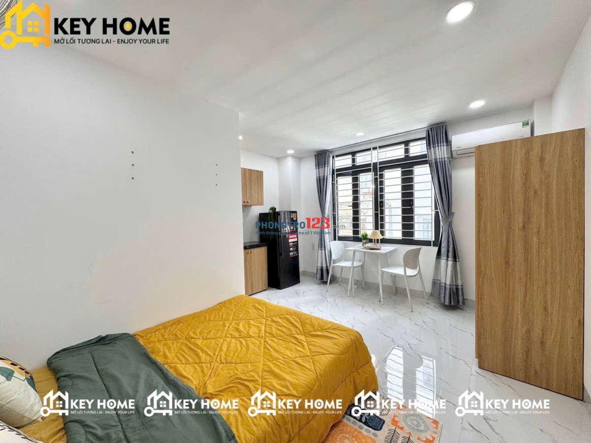 CHO THUÊ PHÒNG STUDIO MỚI – CHỈ CẦN XÁCH VALI VÀO Ở( cuối hẻm 535 thống nhất có, hxh 6m