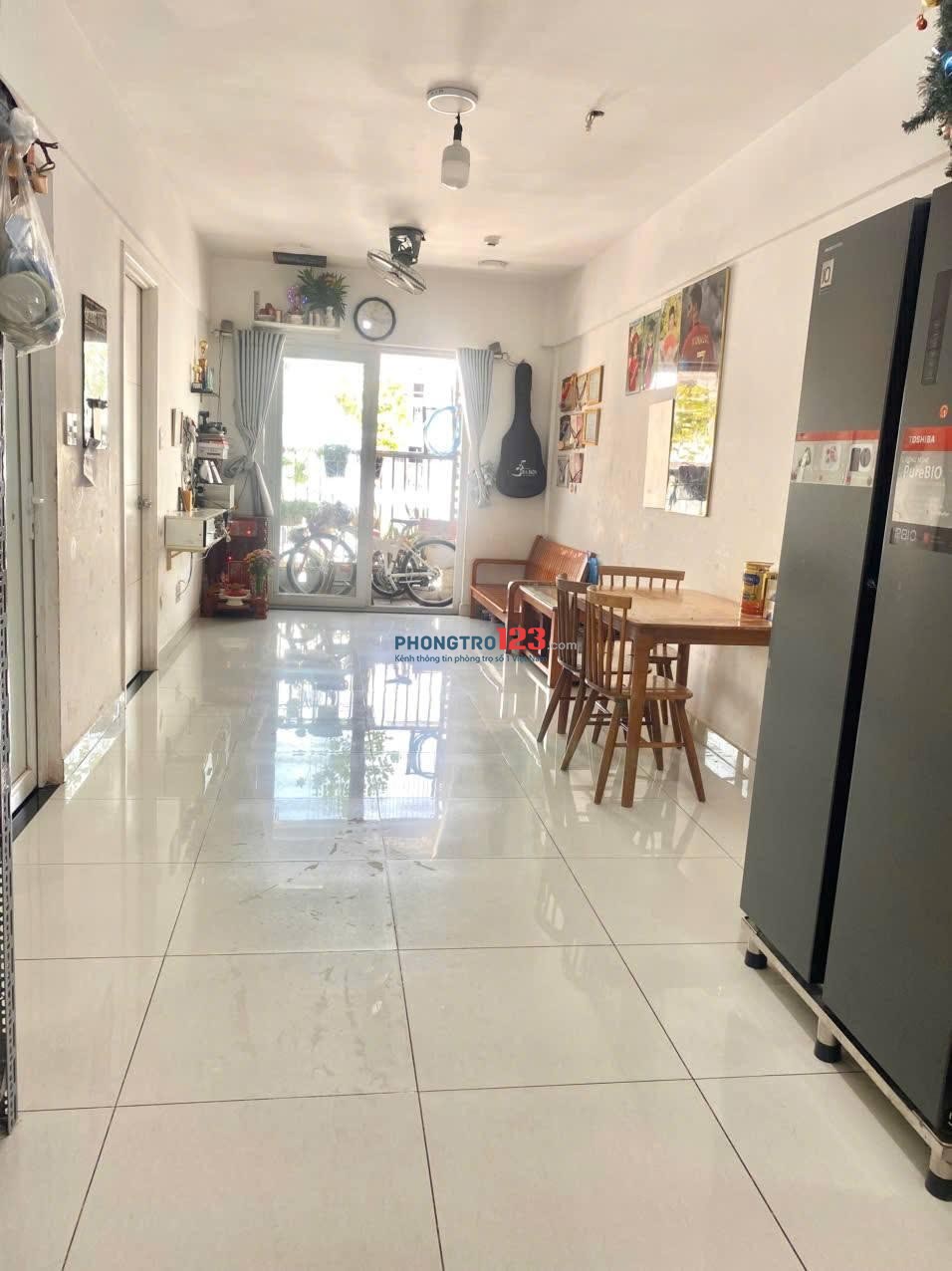 Căn 2p ngủ Chung cư Kim Tâm Hải, Trường Chinh, Q12 có ban công, NT giá 8tr