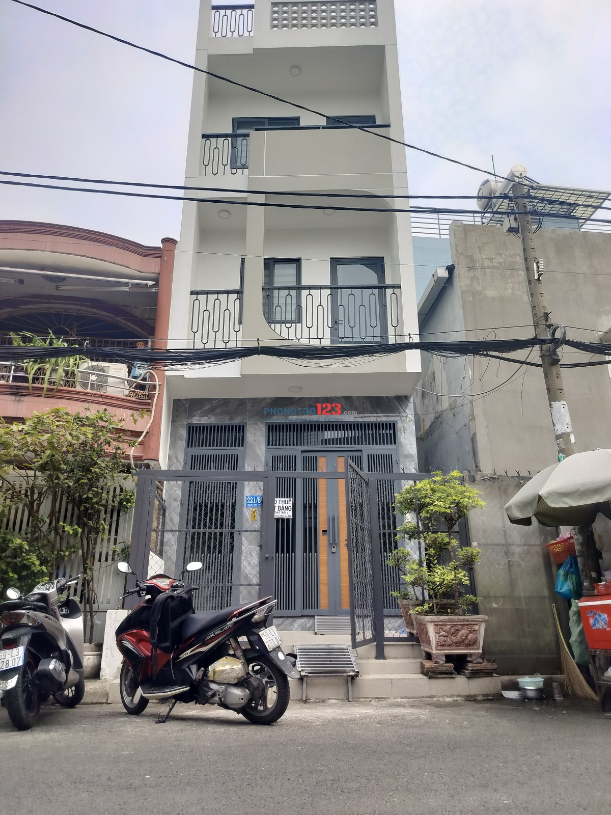 CHO THUÊ MẶT BẰNG (36m2) MỚI XÂY(GẦN ĐƯỜNG HẬU GIANG, QUẬN 6 - HẺM RỘNG)