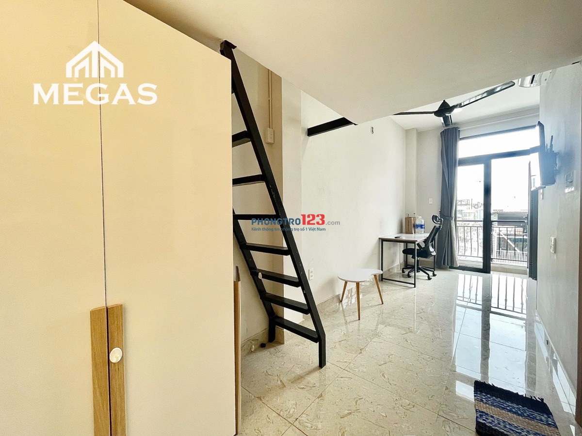 CHO THUÊ PHÒNG NGAY LÊ VĂN DUYỆT, BÌNH THẠNH CÓ GÁC CAO, BANCONG, THANG MÁY GIÁ CHỈ 5TRX