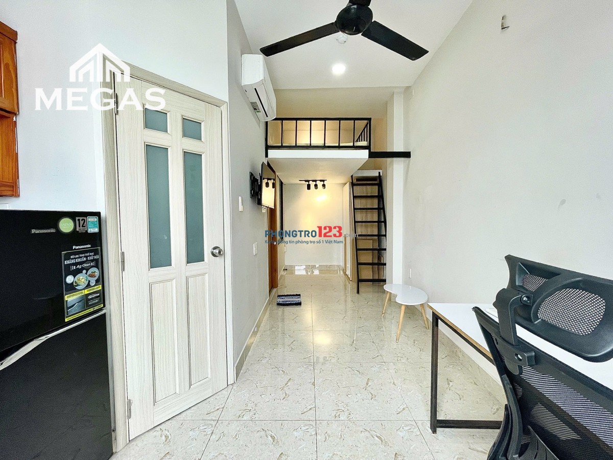 CHO THUÊ PHÒNG NGAY LÊ VĂN DUYỆT, BÌNH THẠNH CÓ GÁC CAO, BANCONG, THANG MÁY GIÁ CHỈ 5TRX