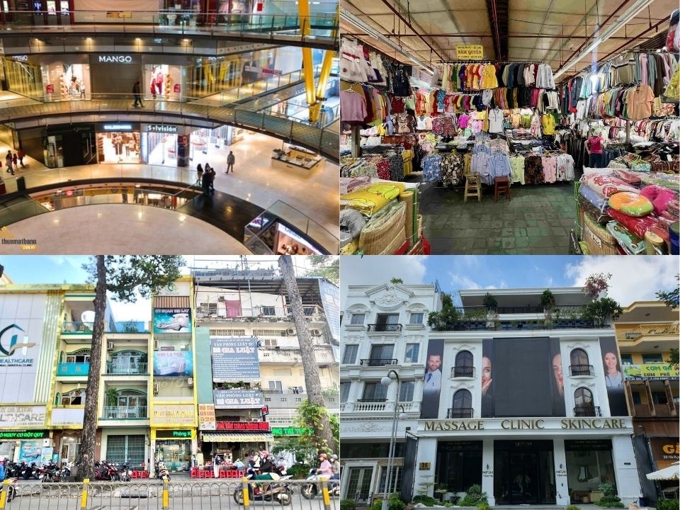 Cách loại hình mặt bằng kinh doanh phổ biến tại TPHCM