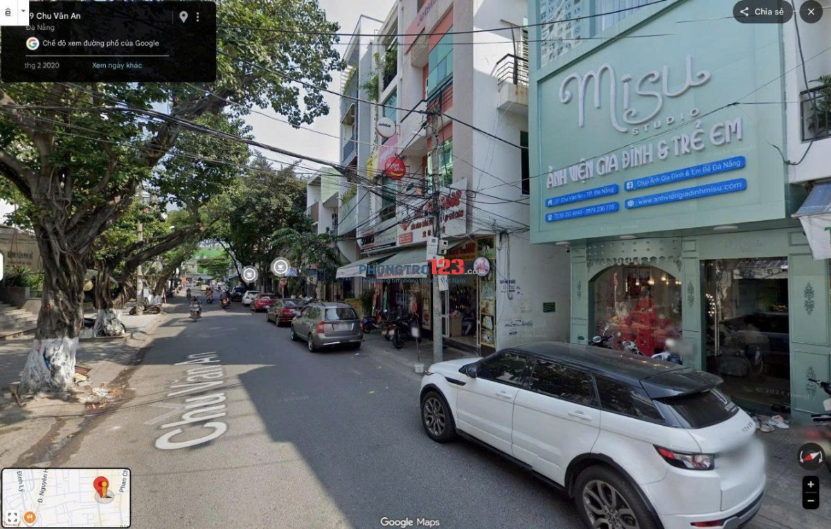 CHO THUÊ NHÀ 2.5 TẦNG MẶT TIỀN CHU VĂN AN, HẢI CHÂU_9tr