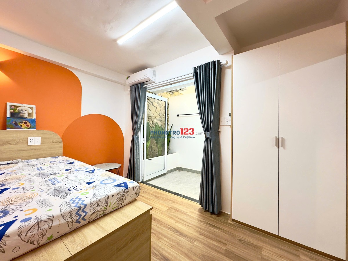 Phòng siêu đẹp 1PN PK bancon riêng Số 8 Sông Thương Quận Tân Bình (Đối diện sân bay TSN)