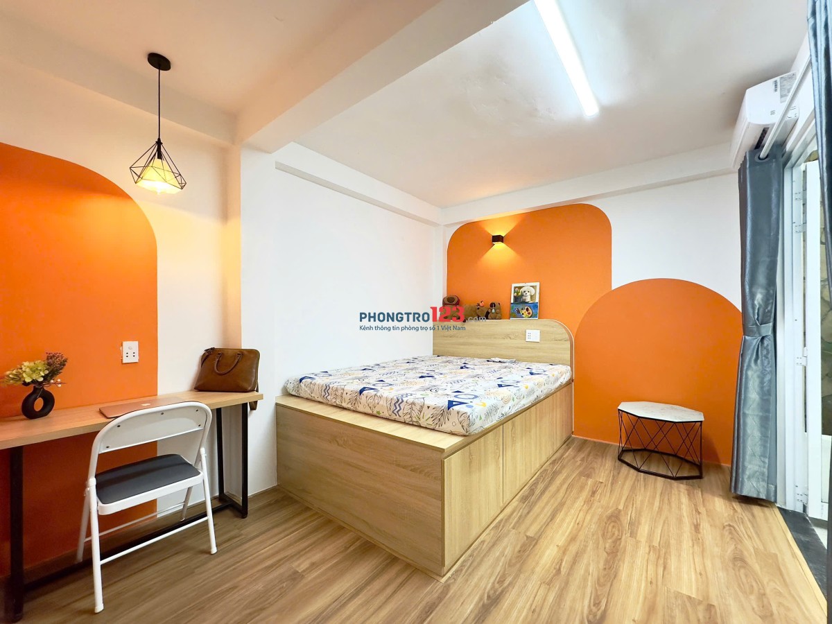 Phòng siêu đẹp 1PN PK bancon riêng Số 8 Sông Thương Quận Tân Bình (Đối diện sân bay TSN)