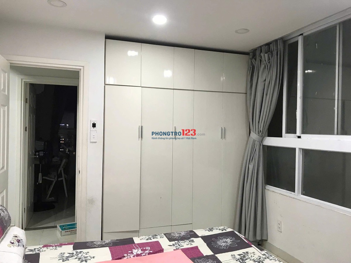 C/c Ruby Garden, Nguyễn Sỹ Sách, 55m2, 1PN, 2WC, Nội thất, 7tr7/tháng.