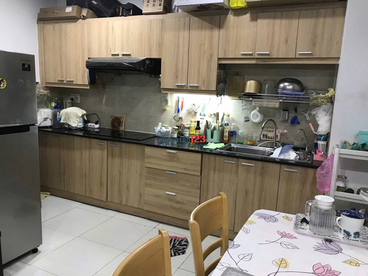 C/c Ruby Garden, Nguyễn Sỹ Sách, 55m2, 1PN, 2WC, Nội thất, 7tr7/tháng.