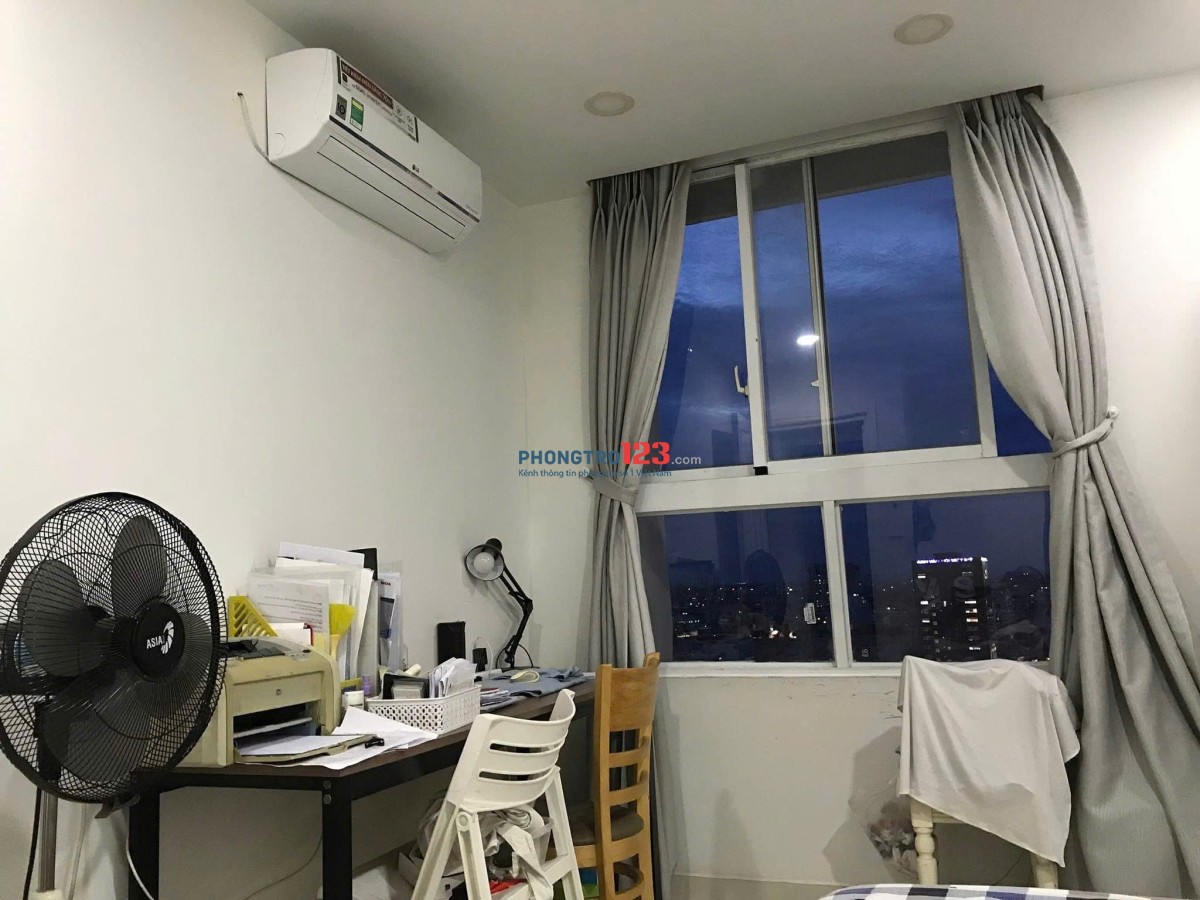 C/c Ruby Garden, Nguyễn Sỹ Sách, 55m2, 1PN, 2WC, Nội thất, 7tr7/tháng.