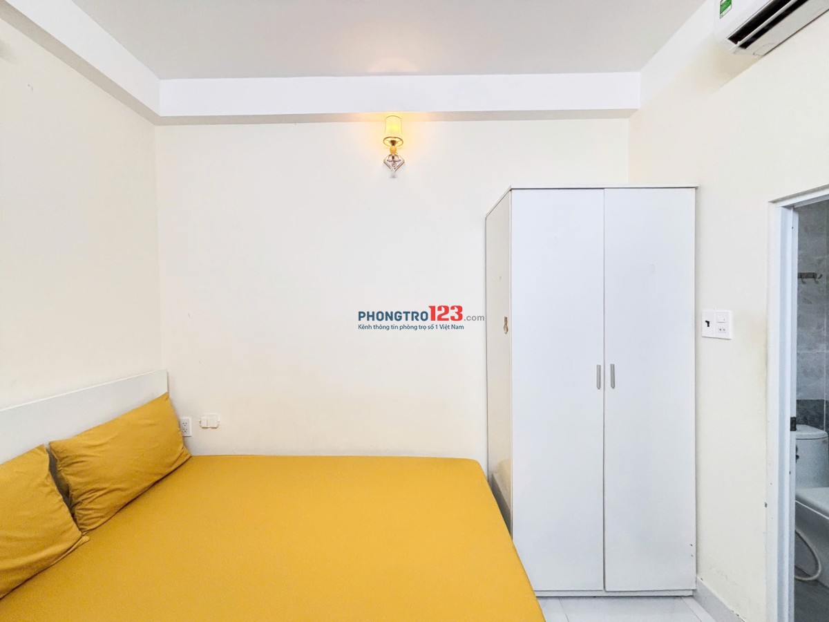 NGAY ĐH KINH TẾ, CV TAO ĐÀN - PHÒNG FULL NỘI THẤT CHỈ 4,5 TRIỆU