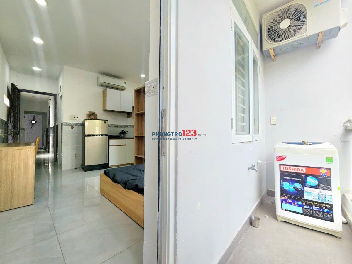 Cho Thuê Phòng trọ Full Nội Thất - Có Ban Công - Máy Giặt Riêng - Gần Nguyễn Văn Trỗi - Lê Văn Sỹ