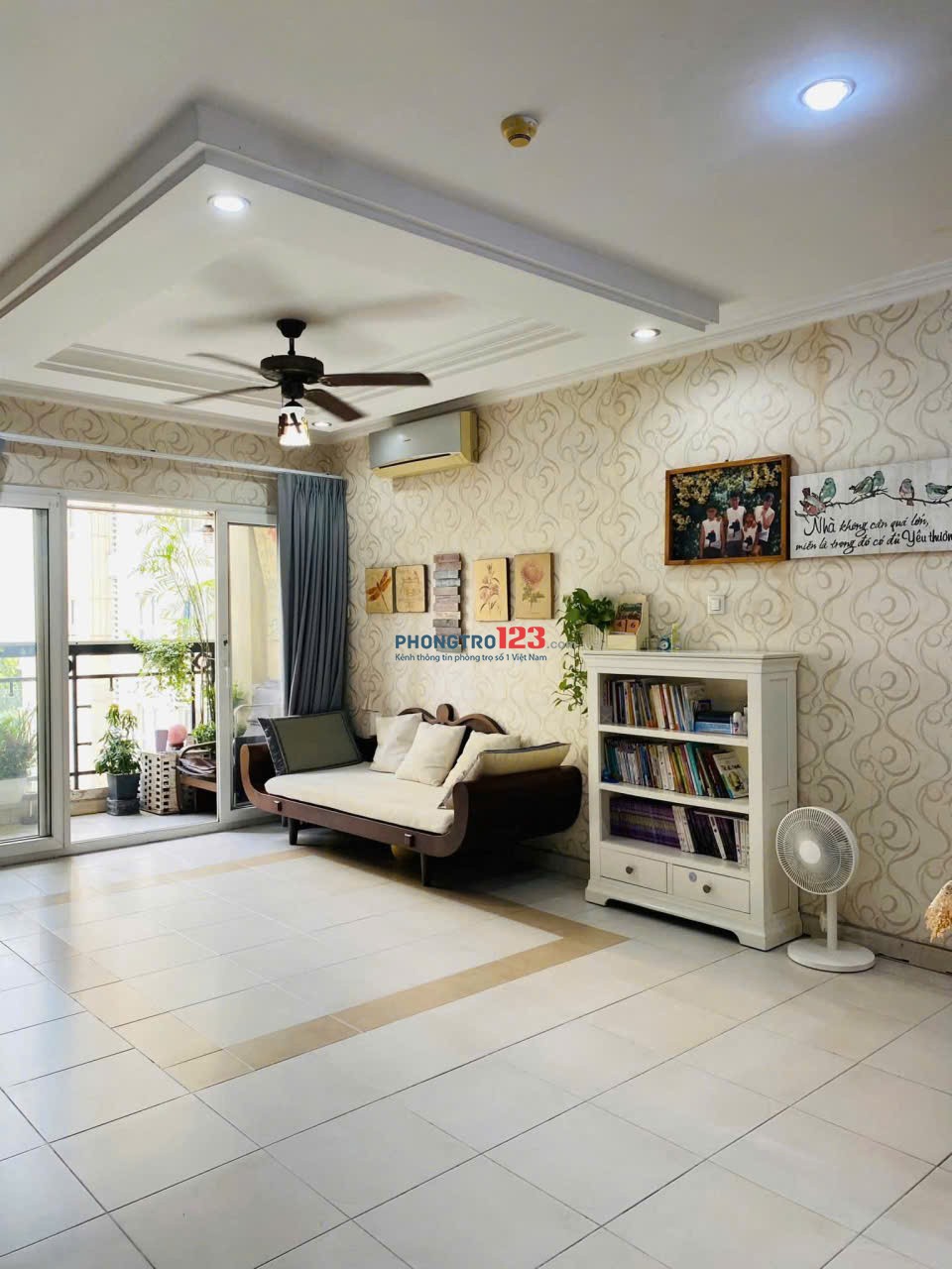 Chung cư Mỹ Vinh, Quận 3: 95m2, 3p ngủ, không Nội thất, 16tr/th