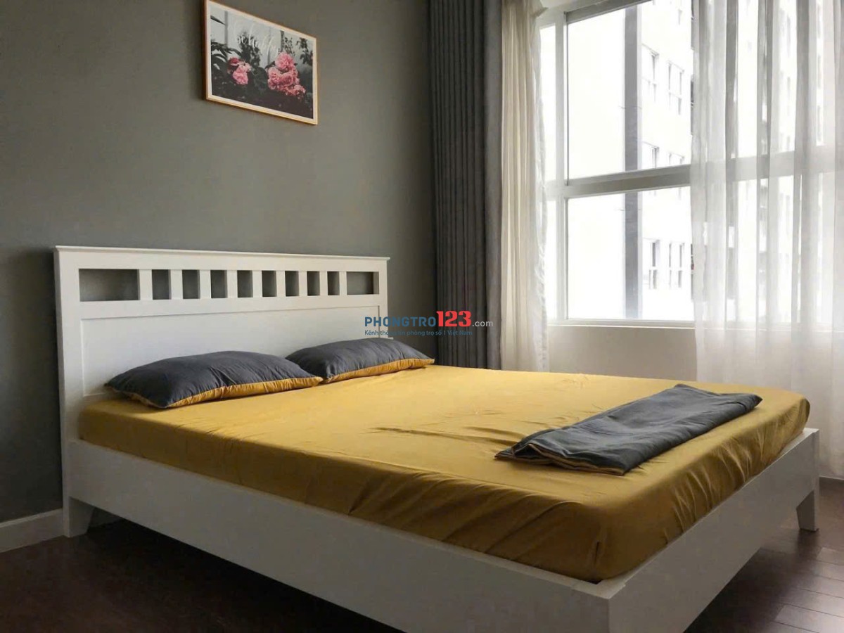 Chung cư RuBy Garden, P15, Tân Bình: 2p ngủ, nhà mới, NTCB, Giá 9tr/th