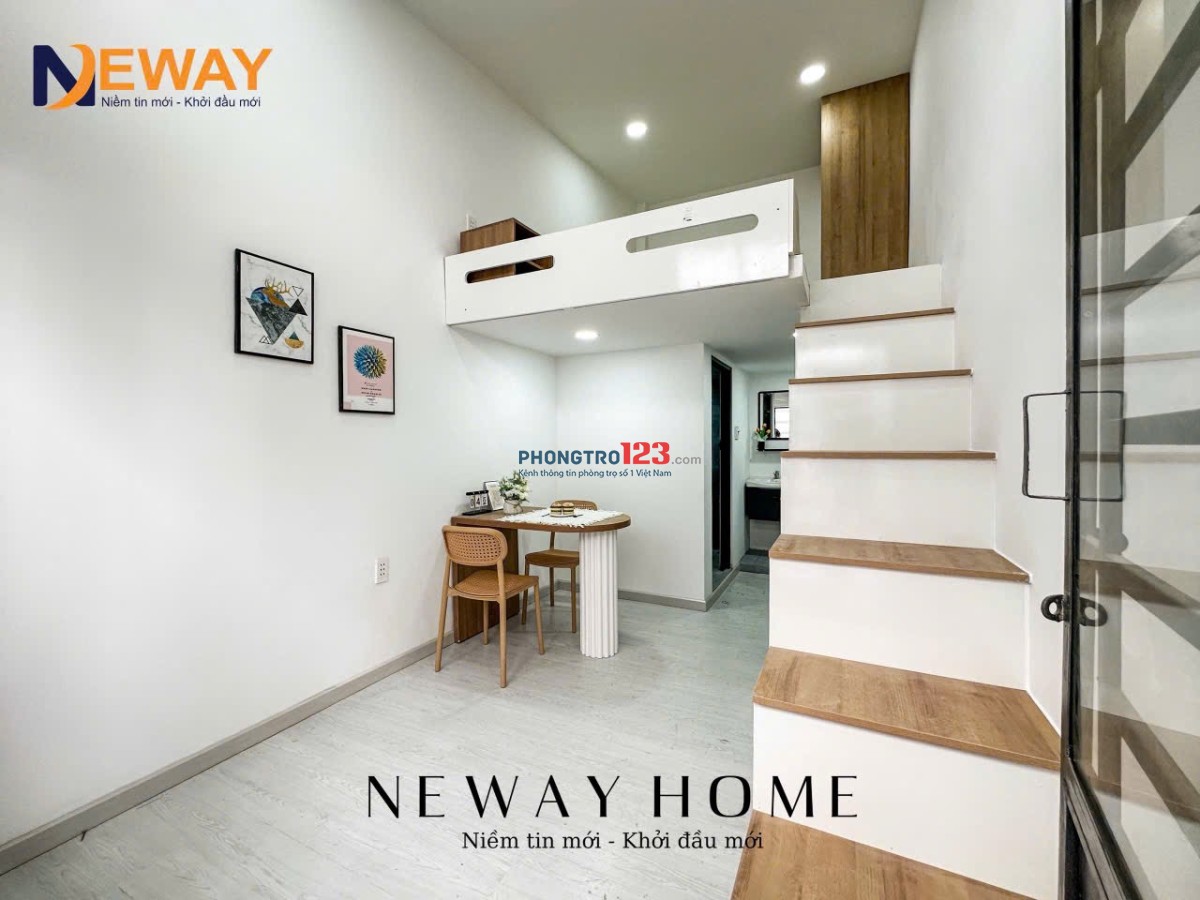 Cho thuê phòng trọ có gác vừa hoàn thiện đầy đủ nội thất 35m2