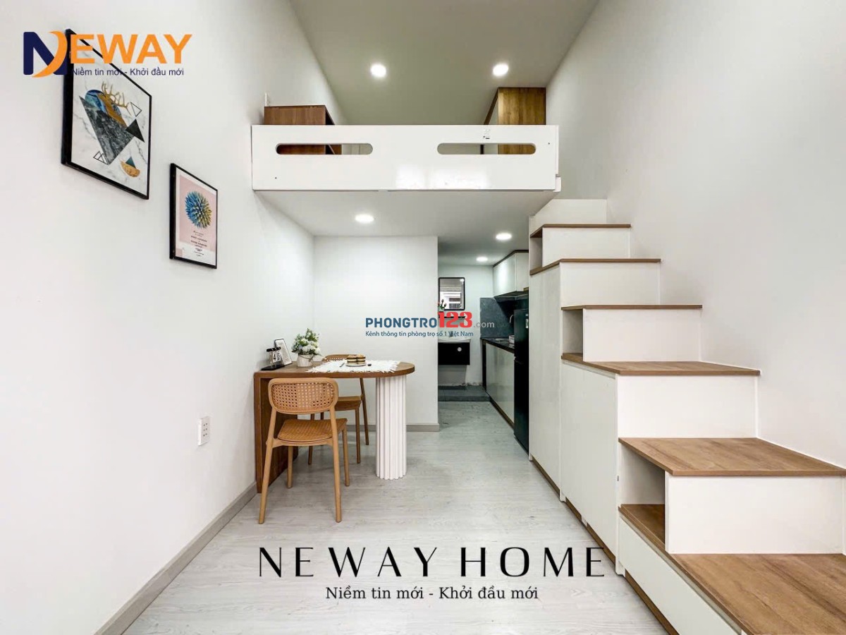 Cho thuê phòng trọ có gác vừa hoàn thiện đầy đủ nội thất 35m2