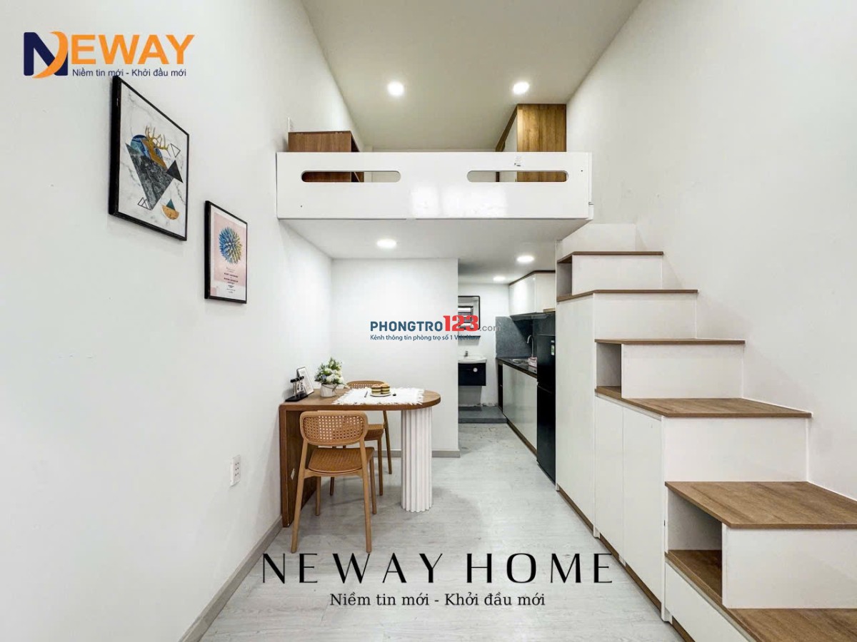 Cho thuê phòng trọ có gác vừa hoàn thiện đầy đủ nội thất 35m2