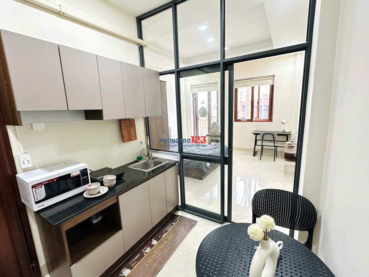 CHO THUÊ PHÒNG CĂN HỘ 1 PN — STUDIO BAN CÔNG THOÁNG MÁT | PHƯỜNG 15, QUẬN TÂN BÌNH