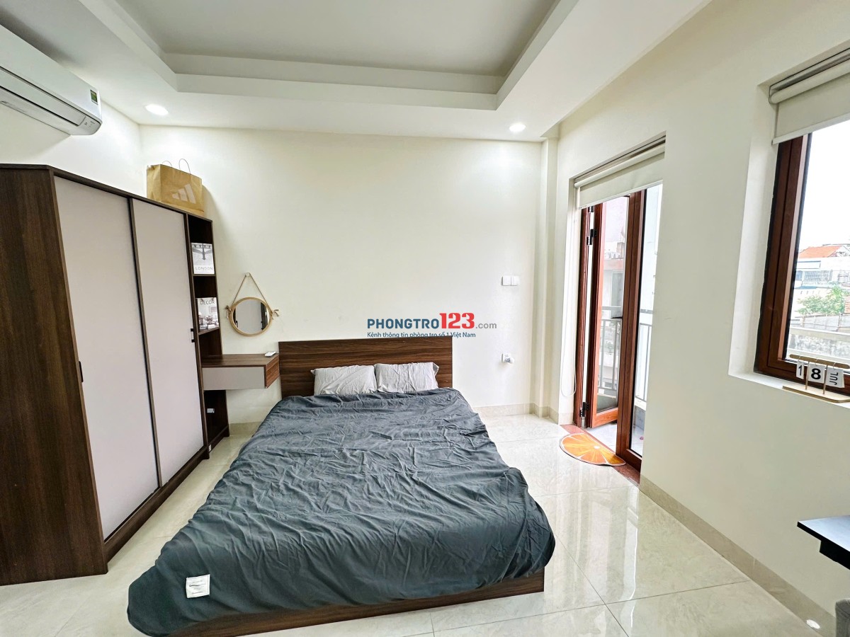 CHO THUÊ PHÒNG CĂN HỘ 1 PN — STUDIO BAN CÔNG THOÁNG MÁT | PHƯỜNG 15, QUẬN TÂN BÌNH