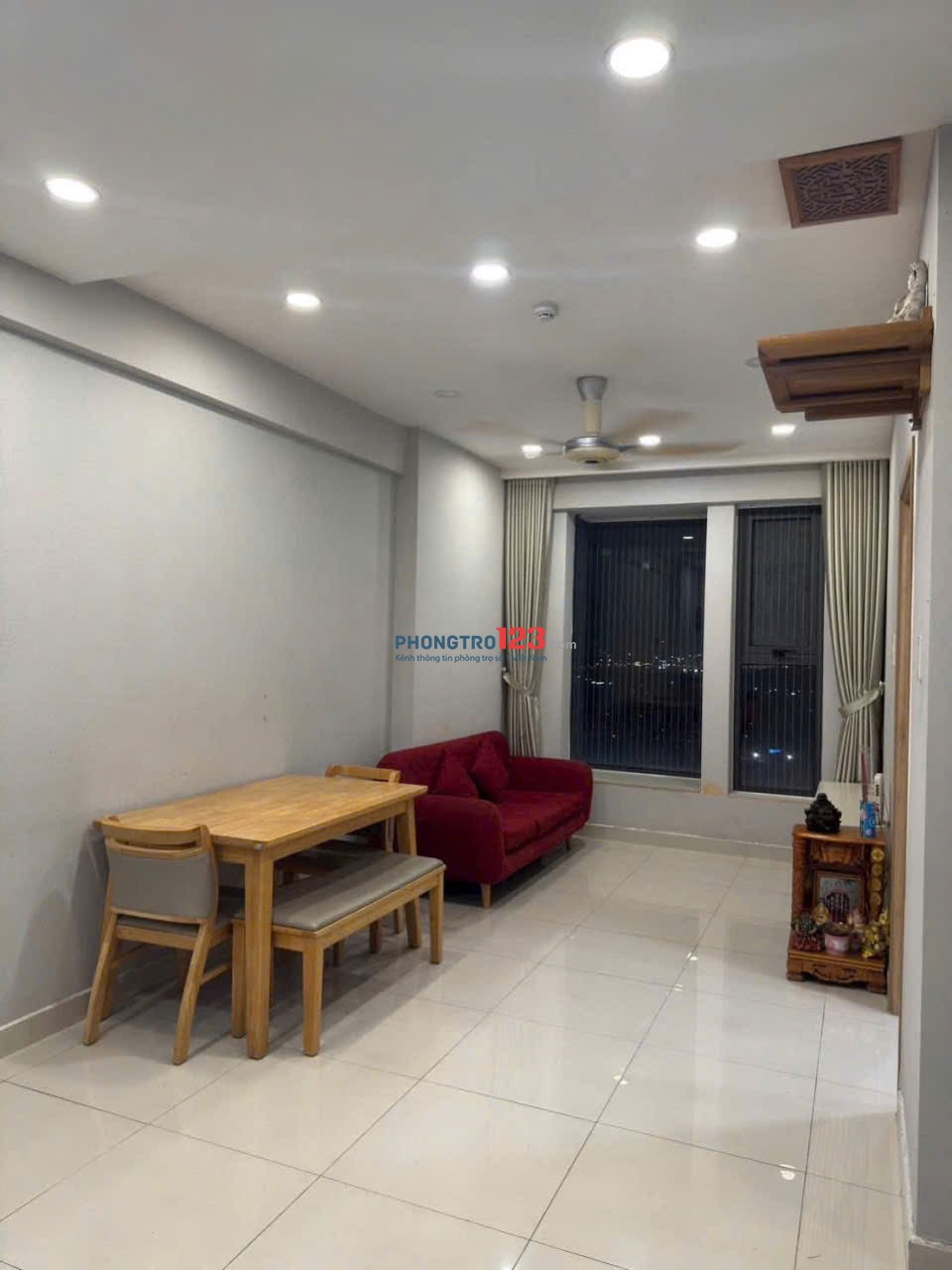 Căn hộ chung cư 2p ngủ, Carillon 2, Tân Phú - giá 10tr/th