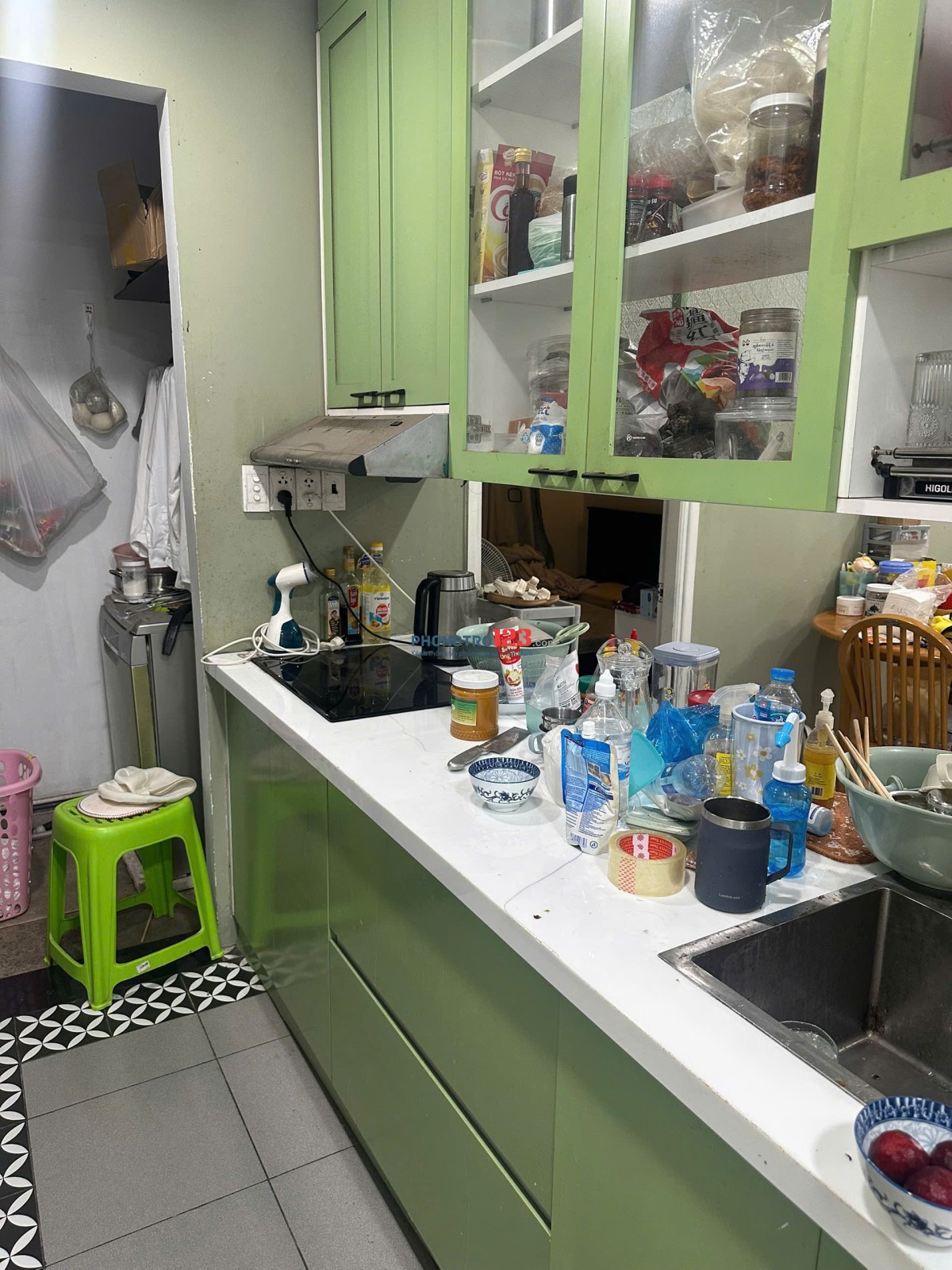 Chung cư Screc , P12, Q3, CĂN GÓC , 3PN, 2WC, 97m2, giá 15tr/tháng.